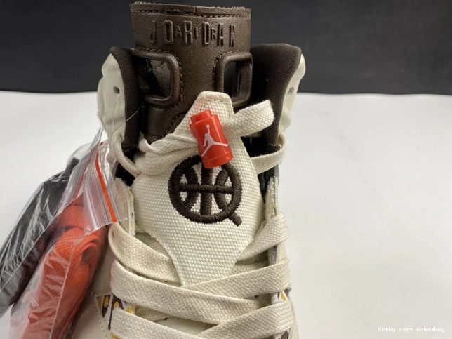 Rep Husky 6 Jordan CZ4152-100 (2020) Quai54 AIR Retro Brown Sail 0812
